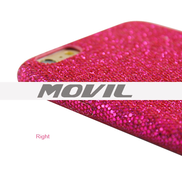 NP-2588 Cuero Brillante Polvo Movil Funda Para iPhone 6 Plus-5